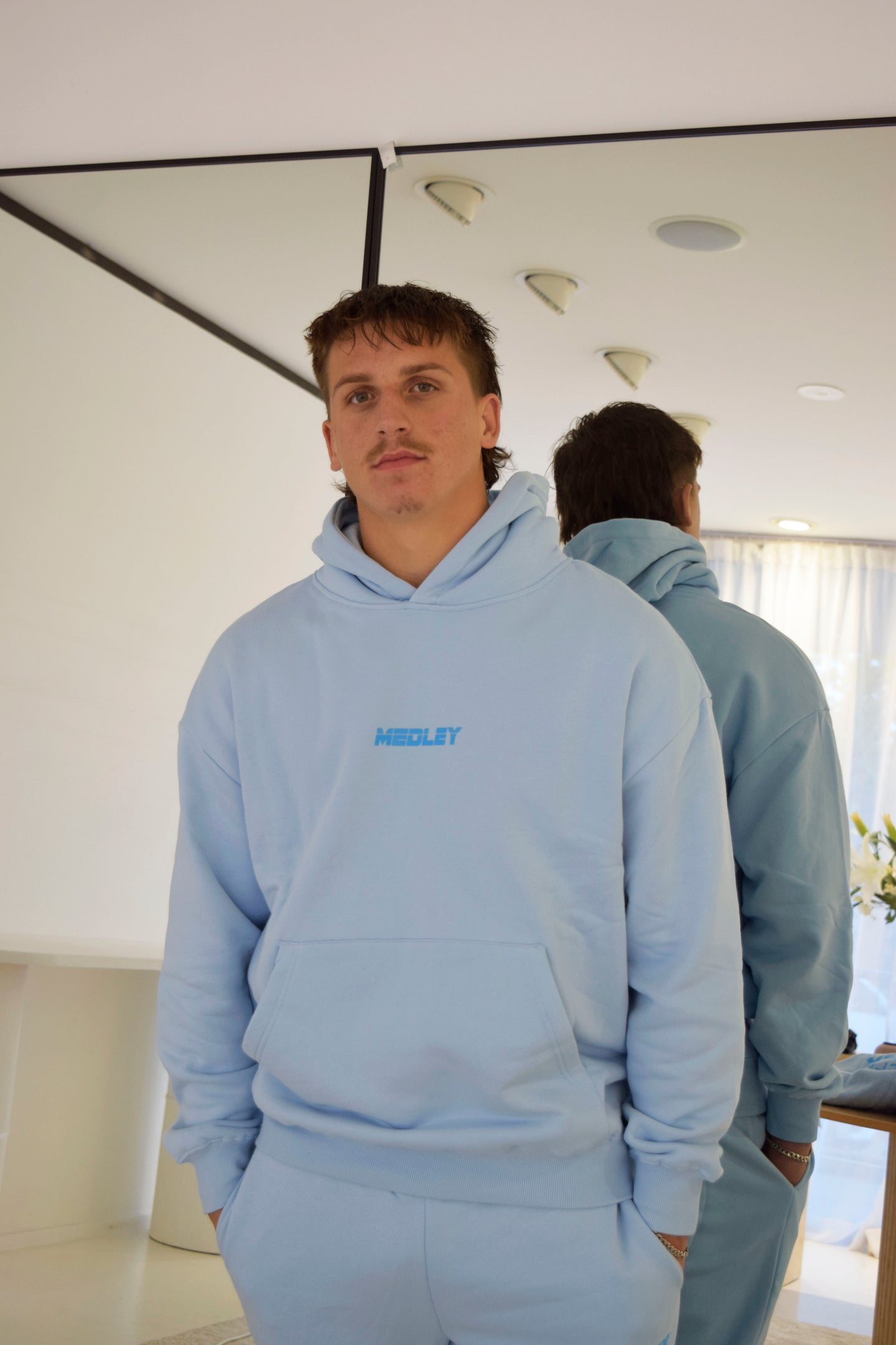 Ice Blue Hoodie